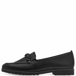 Loafers, Black Leather, 39