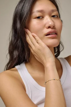 Lola Armbånd, Marine, 15+4 cm