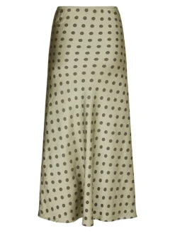 Lola Dotted Nederdel, Pistachio, 42