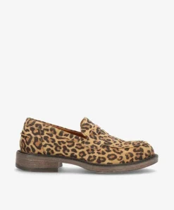 Loretta S Loafers, Leopard Suede, 40
