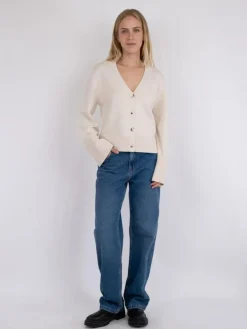 Lotta Cardigan, Ivory, 40