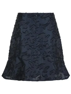 Loui Artwork Nederdel, Navy, 34