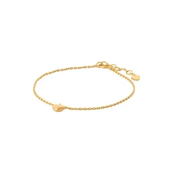 Love Armbånd, Gold Plated, 16-19 cm