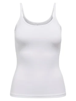Love Strap Top, White, M