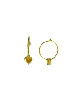 Loveshine Hoops, Gold Plated
