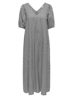 Lucas Midi Kjole, Black, XL