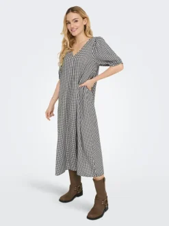 Lucas Midi Kjole, Black, XL