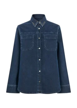 LuccaMD Skjorte, Dark Indigo Denim, L