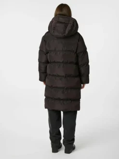 Lucette Puffer Jakke, Dark Brown, 36