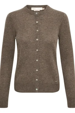 LukkaIW Cardigan, Brown Melange, XS/S
