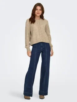 Lumi Cardigan, Silver Mink, XL