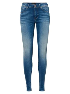 Lux Slim Jeans, Medium Blue Denim, XS/L32