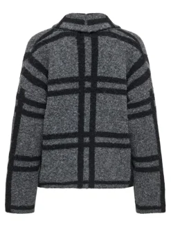 Lydia Coatigan, Dark Grey Melange, L