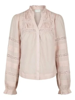 Lyla S Voile Bluse, Dusty Rose, 36