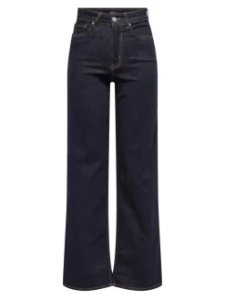Madison Blush Højtaljede Jeans, Dark Blue Denim, L/L32