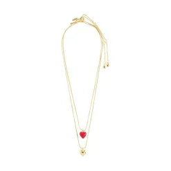 Maeve 2-pak Halskæde, Gold Plated, 36/42+9 cm