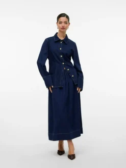 Maiken Nederdel, Dark Blue Denim, L