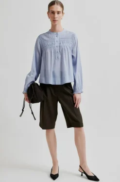 Maise Bluse, Brunnera Blue, L