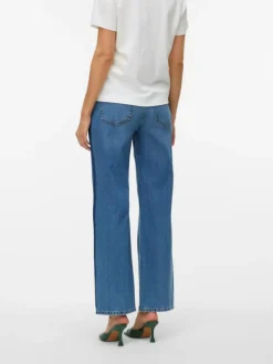 Mallison Straight Jeans, Medium Blue Denim, W31/L34