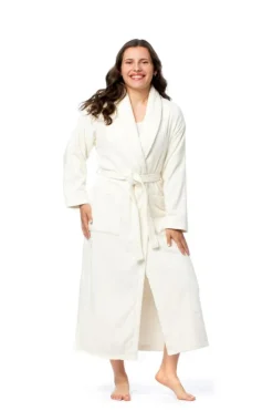 Malmø Morgenkåbe, Off White, L