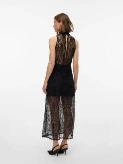 Manja Halter Kjole, Black, S