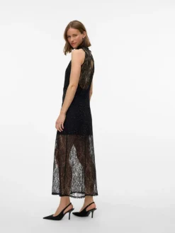 Manja Halter Kjole, Black, S