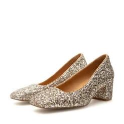 Marie Low Glitter Pumps, Multi, 39