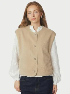 Mariko Teddy Vest, Sand, 42