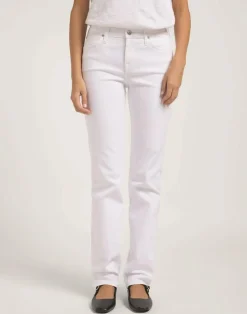 Marion Straight Jeans, Bright White, W29/L31