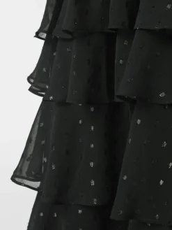 Marli Glitz Kjole, Black, 38