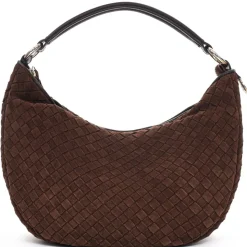 Marlin Braided Skuldertaske, Chocolate