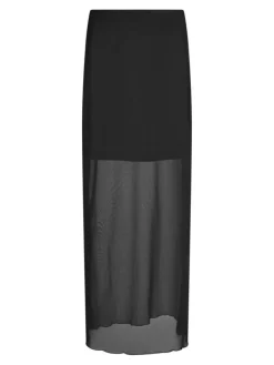 Marlise Mesh Nederdel, Black, 36