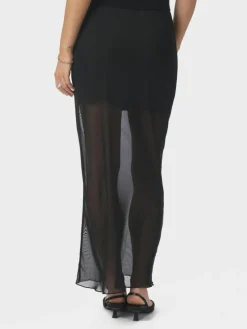 Marlise Mesh Nederdel, Black, 36