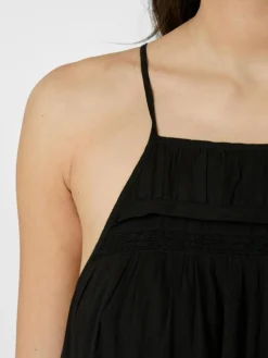 Martina S Voile Kjole, Black, 36