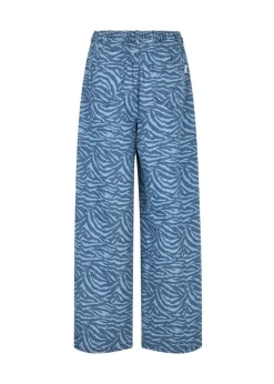 MaseMD Print Bukser, Blue Zebra, XS