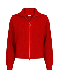 Masja Knit Cardigan, Red, 36