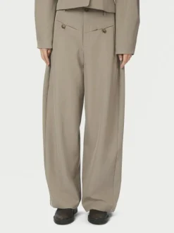 Massie Structure Bukser, Warm Grey, 38