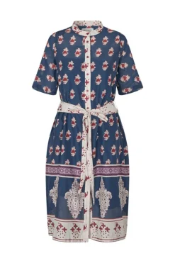MataLL Midi Kjole, Dark Blue, L