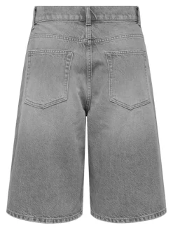 Mate Reg Baggy Long Shorts, Medium Grey Denim, S
