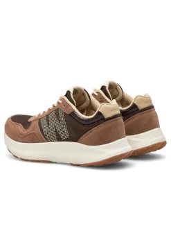 Mathilde Runner Suede Sneakers, Chocolate Multi 38