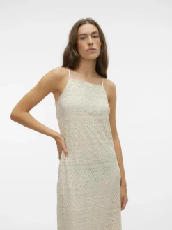 Maya Singlet Kjole, Birch, XL