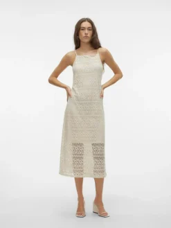 Maya Singlet Kjole, Birch, XL