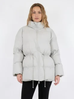 Mayra C Puffer Jakke, Ivory, 38