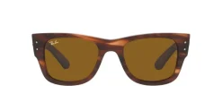 Mega Wayfarer Solbriller, Havana