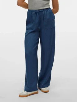 Melaney Loose Bukser, Dark Denim, S