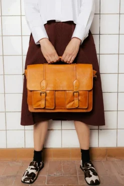 Melia Big Arbejdstaske, Burned Tan