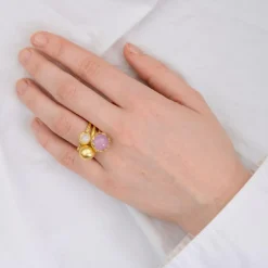 Mellem Kuglering, Gold Plated