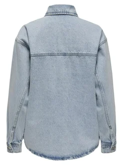 Mercury Denimjakke, Light Blue Denim, L