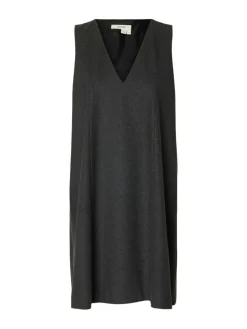 Mercy Kjole, Dark Grey Melange, 42