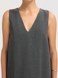 Mercy Kjole, Dark Grey Melange, 42